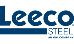 Leeco Steel logo, indicating business success with American Websites Development managed services and hosting